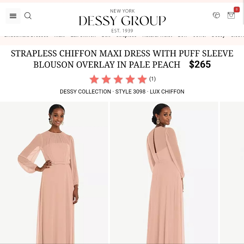 Long beautiful dress